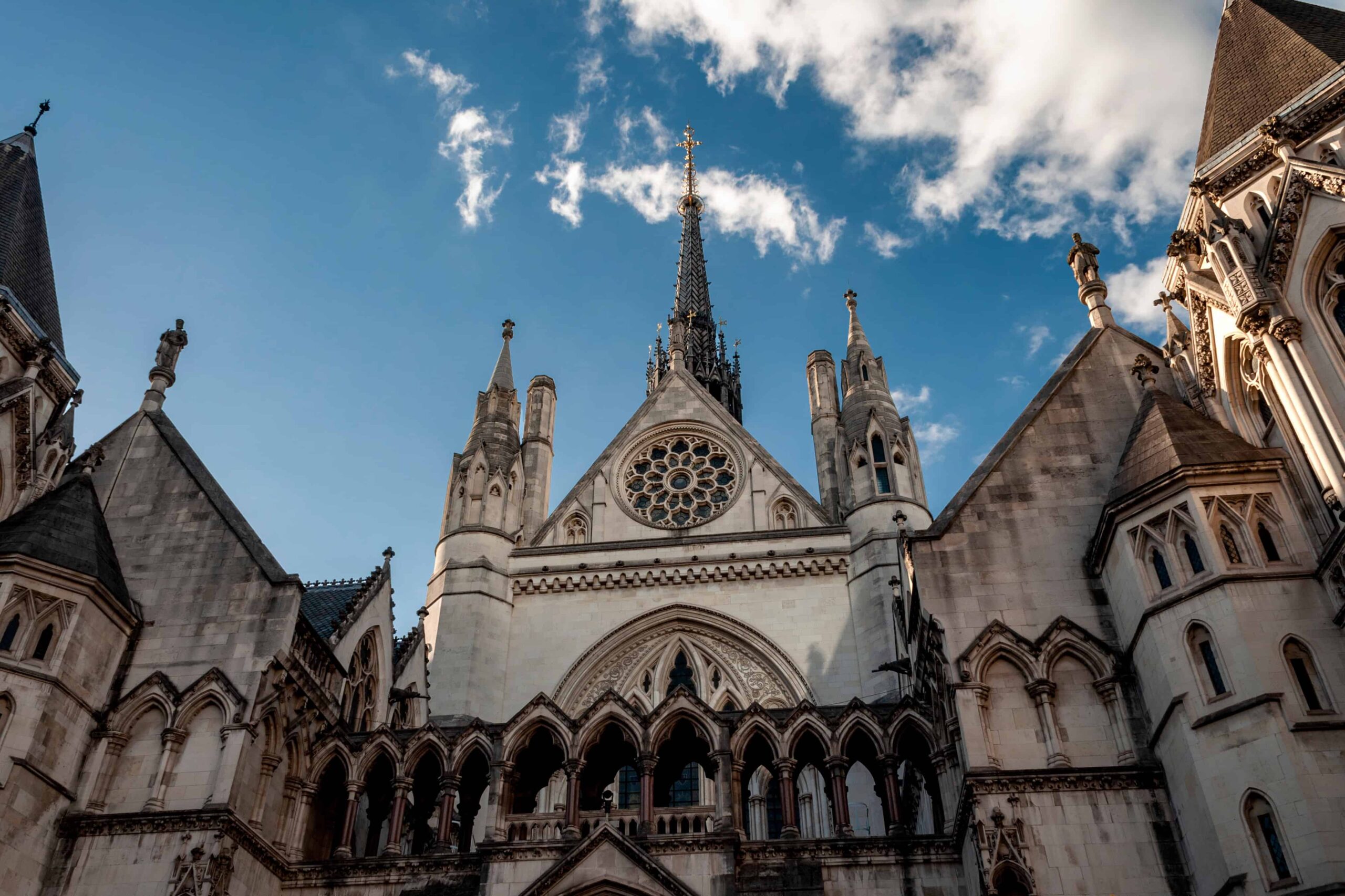 The Royal Courts of Justice.